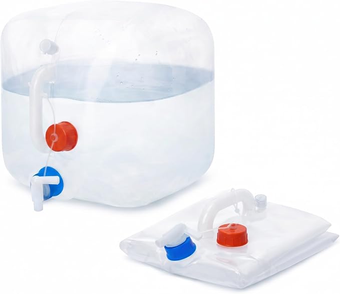 Portable 5.3-Gallon Collapsible Water Container