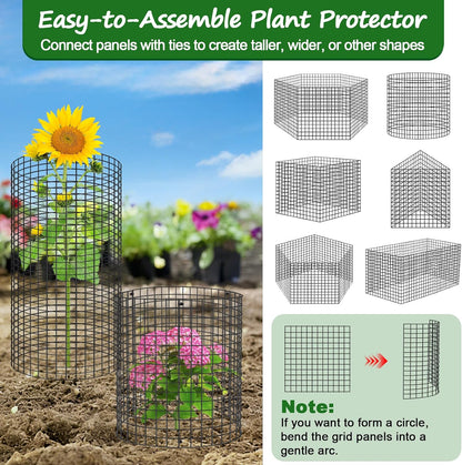 30-Pack Garden Plant Protectors – Keep Animals Out