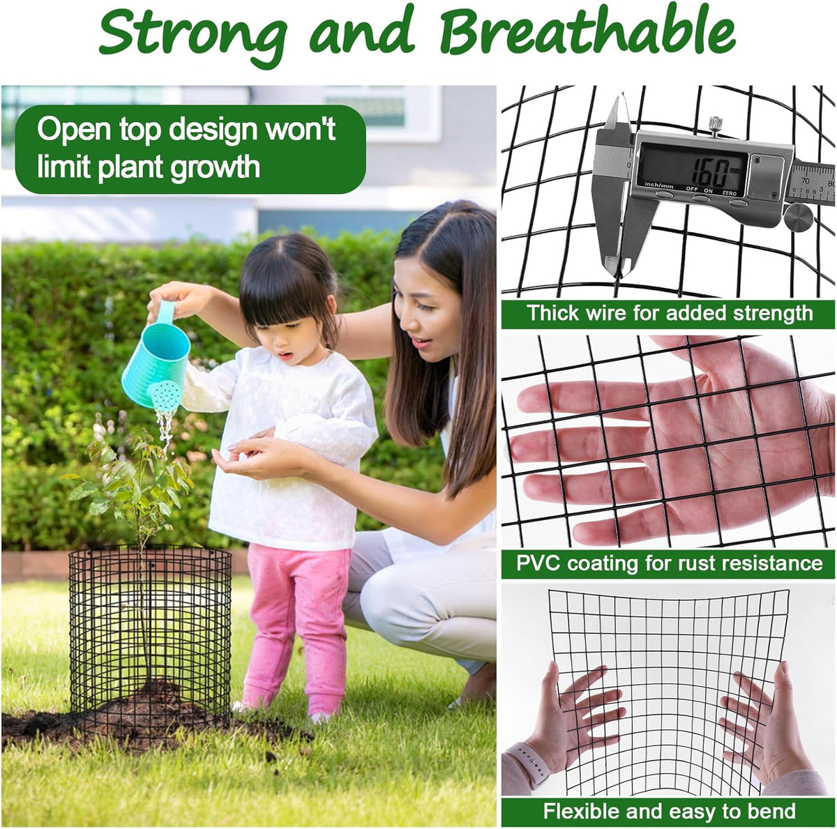 30-Pack Garden Plant Protectors – Keep Animals Out