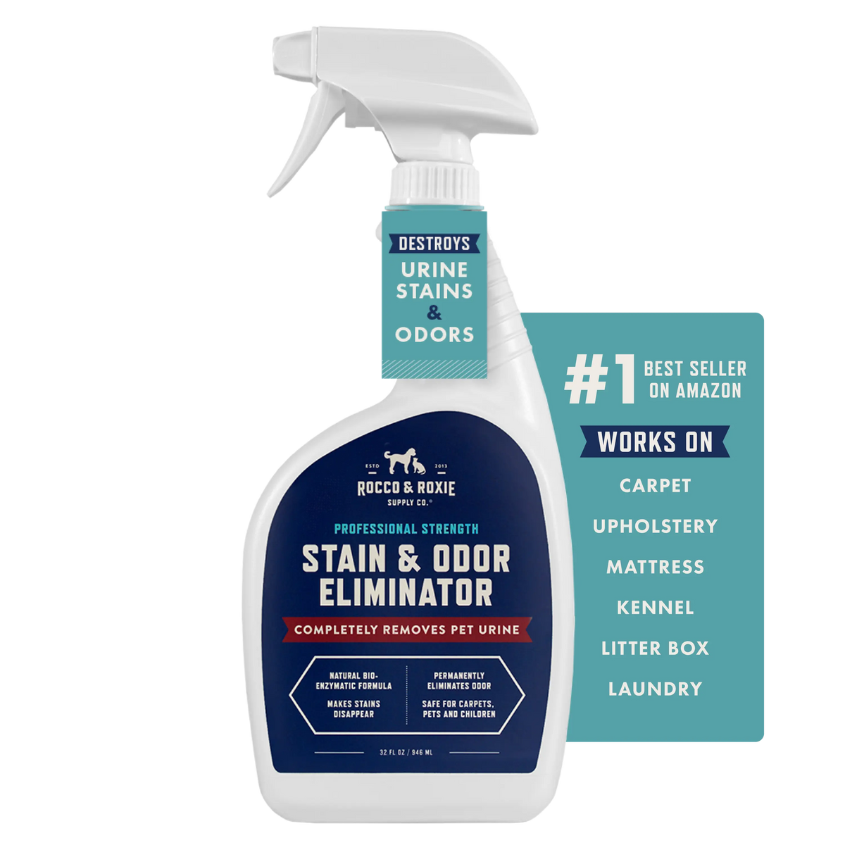 Rocco & Roxie Enzyme Pet Odor Eliminator 32oz Spray